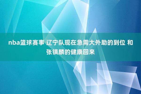 nba篮球赛事 辽宁队现在急需大外助的到位 和张镇麟的健康回来